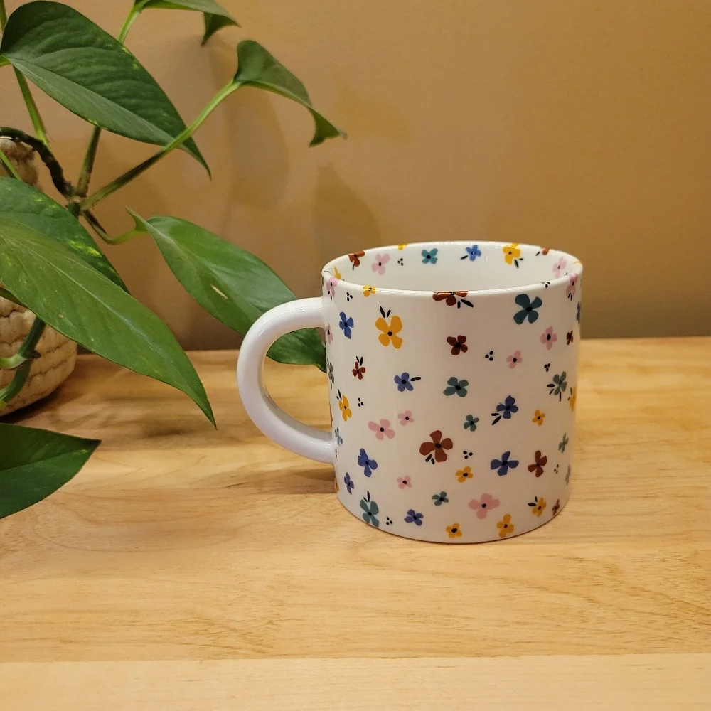 Multicolor Floral Mug